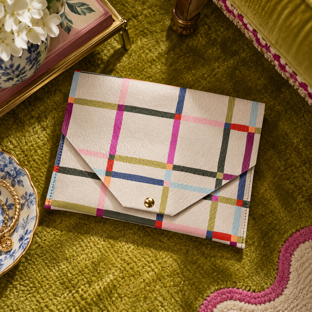 Revelry Vegan Leatherette Mahjong Card Holder