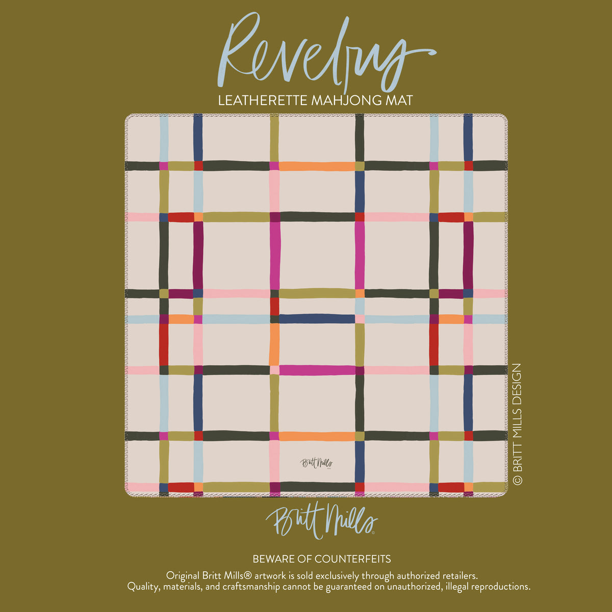 Revelry Leatherette Mahjong Mat