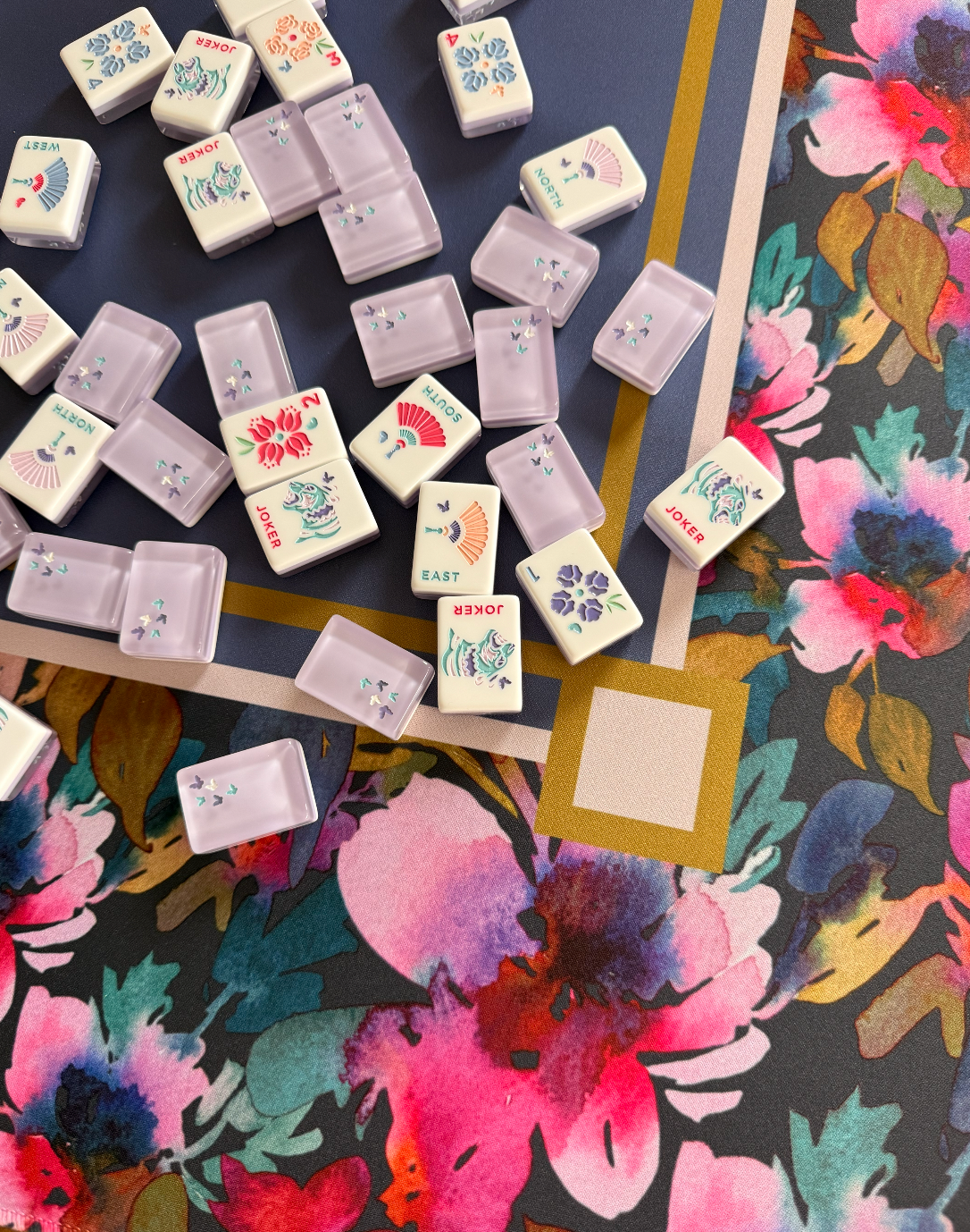 Flourish Neoprene Mahjong Mat