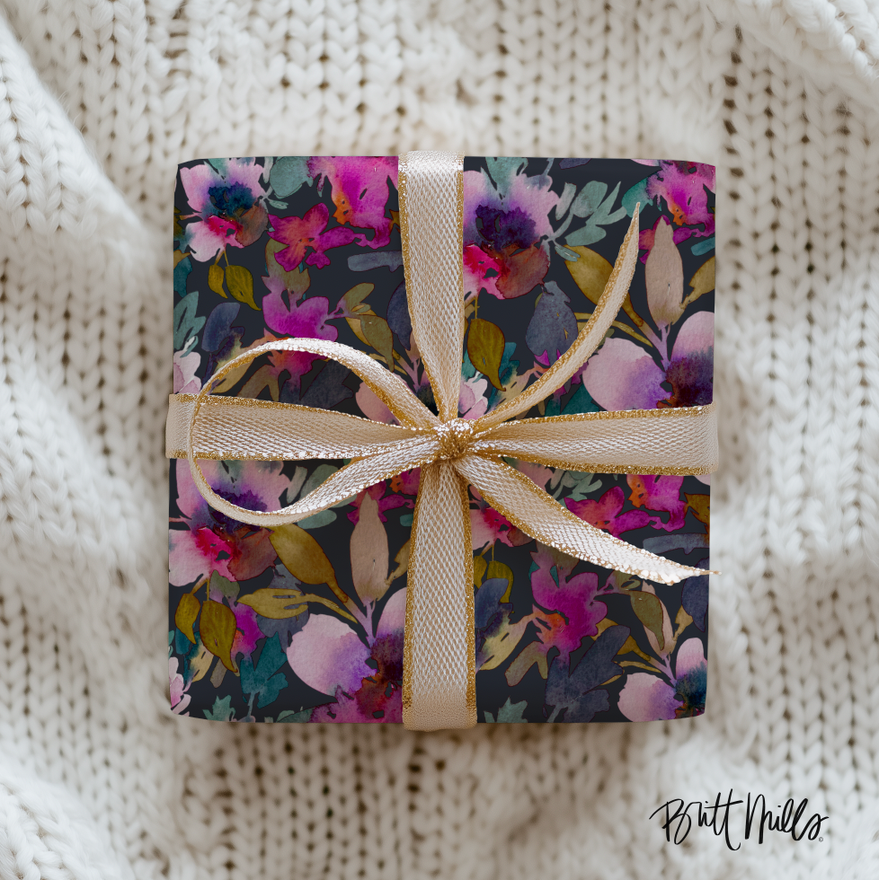 Flourish Wrapping Paper Roll