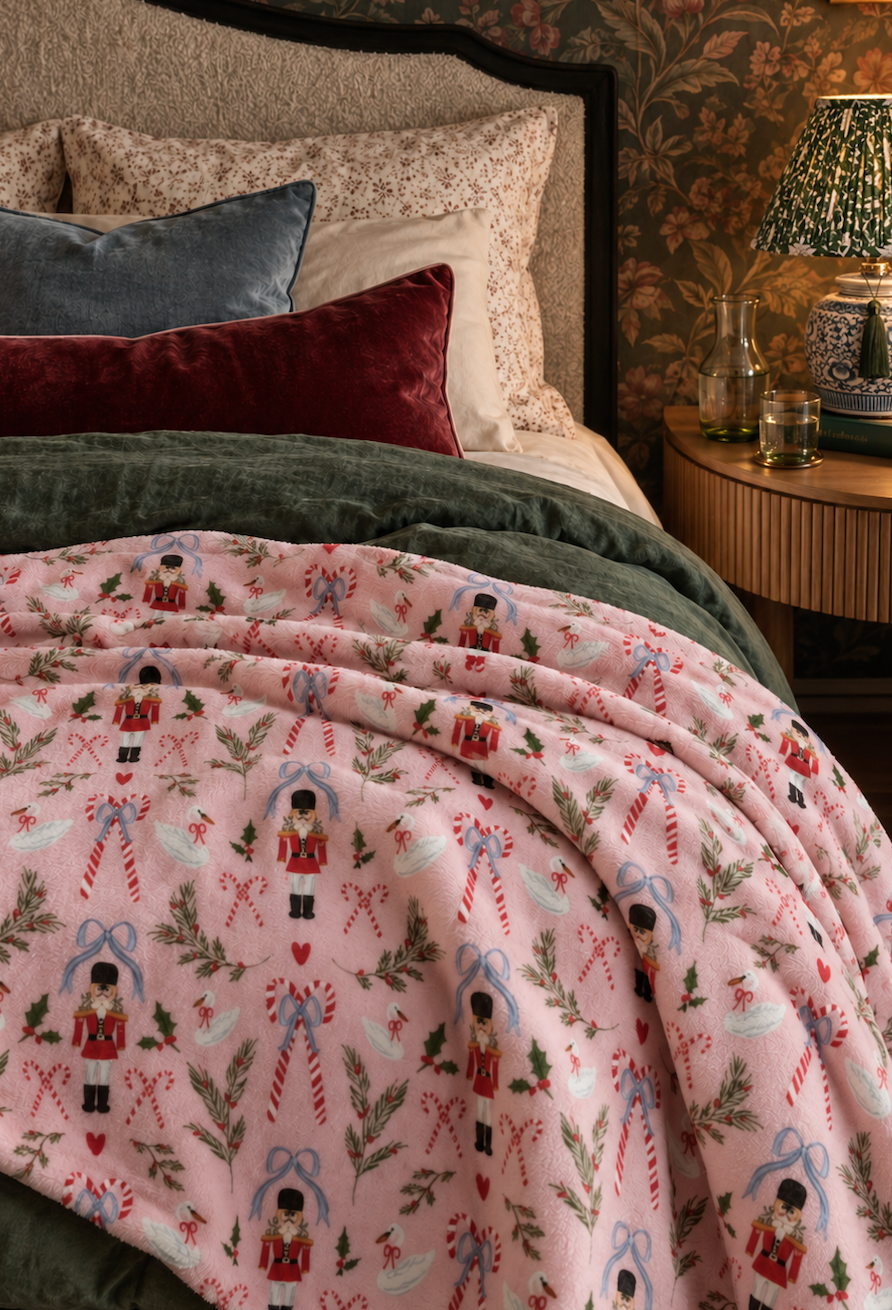 Nutcracker Minky Blanket