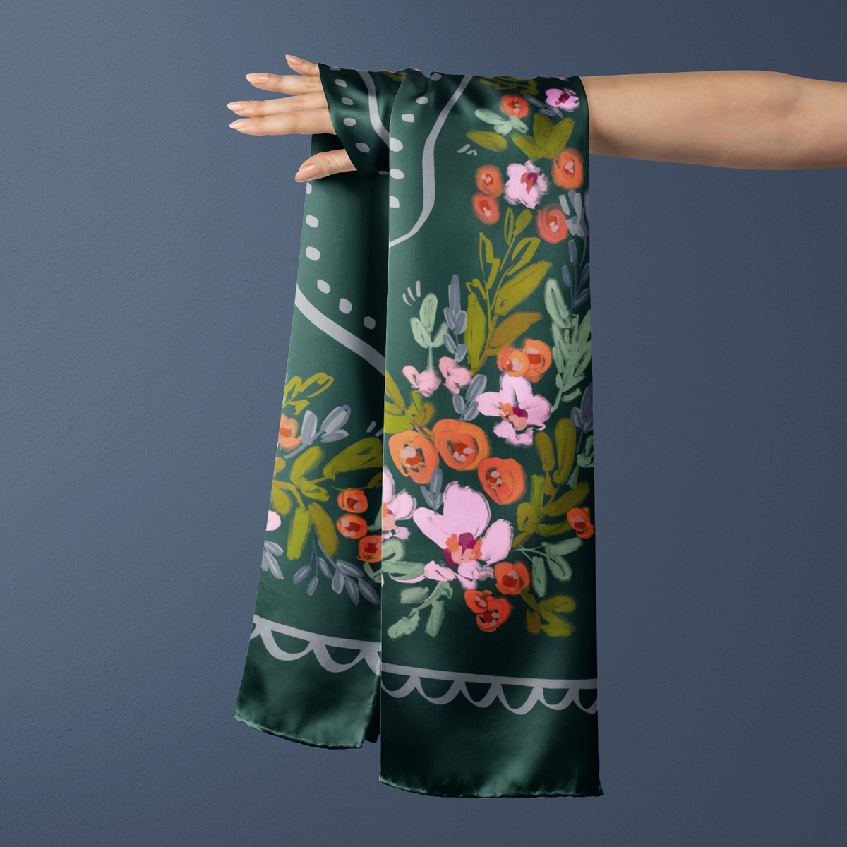 Savannah Silk Scarf & Shaw