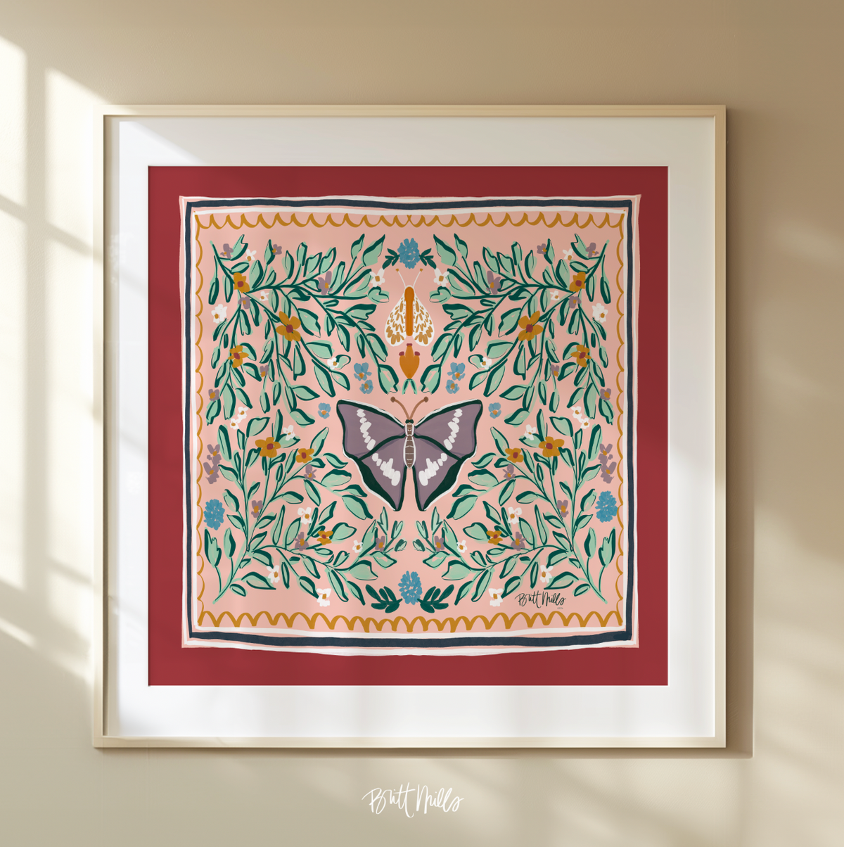 Novella Mahjong Mat Art Print