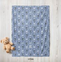 Charming Monogrammed Baby Blanket