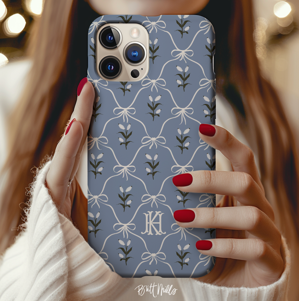 Charming Monogrammed Snap case for iPhone®