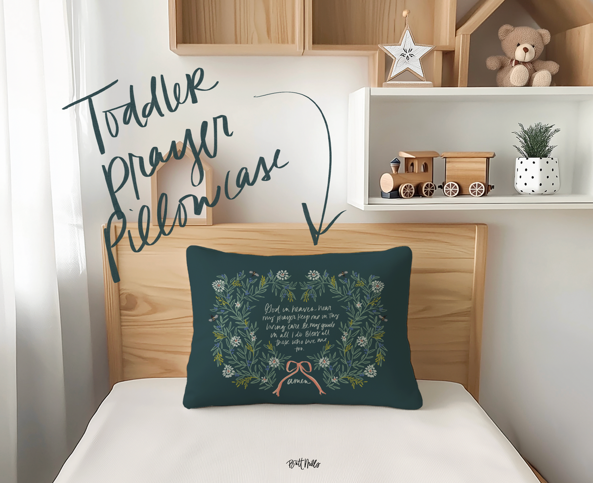 Toddler Prayer Pillowcase