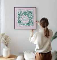 Grateful for the small things Art Print