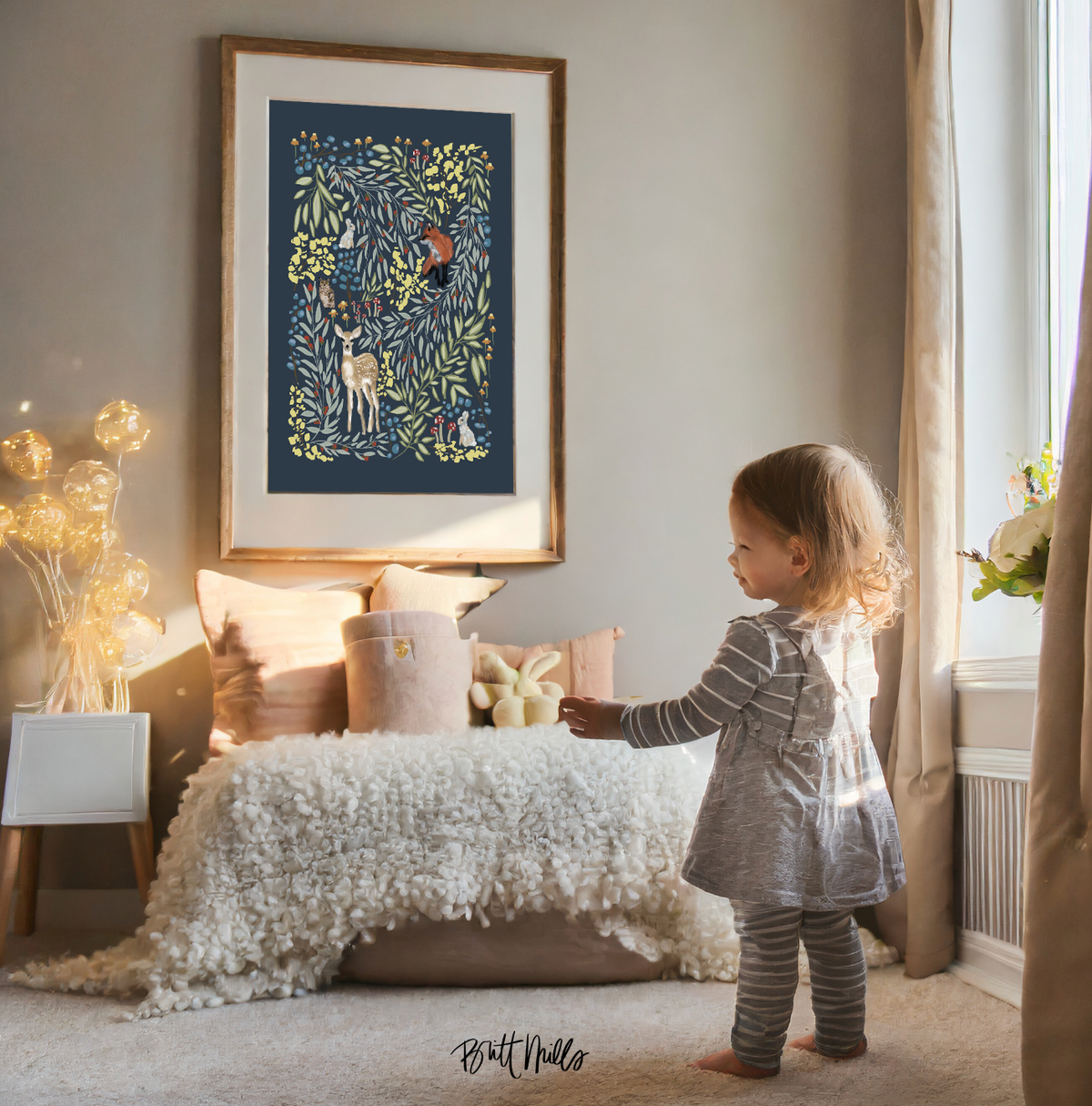 Enchanted Woods Art Print