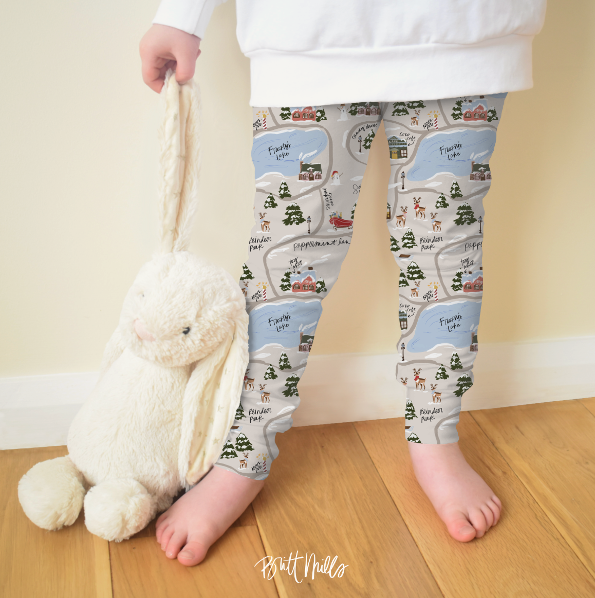 North Pole Adventure Kid's Leggings