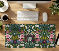 Gardens Monogrammed Desk Mat - Large (24" x 14")