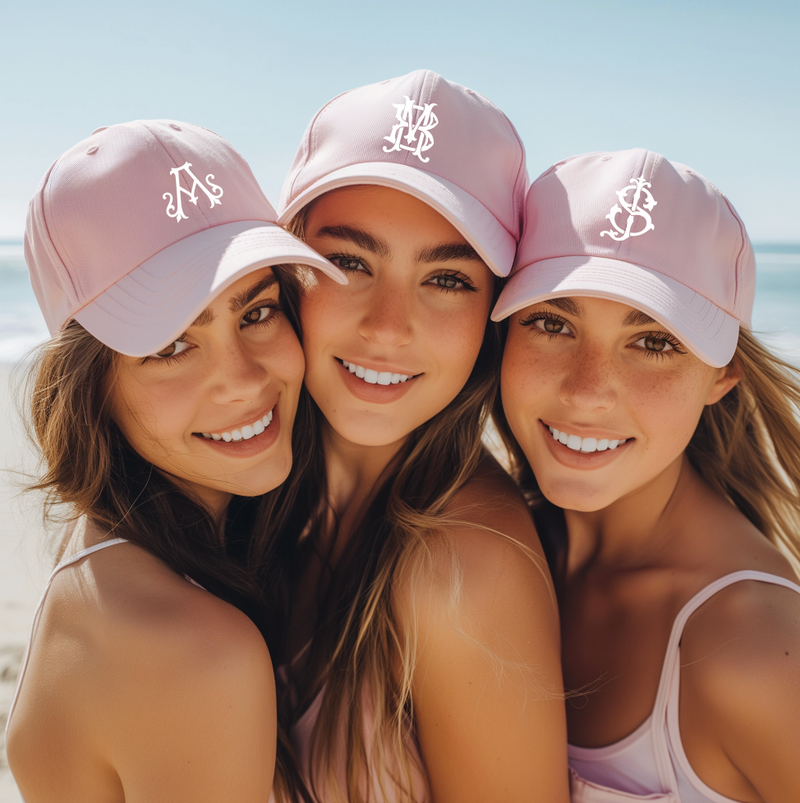 Preppy Monogrammed Baseball Cap