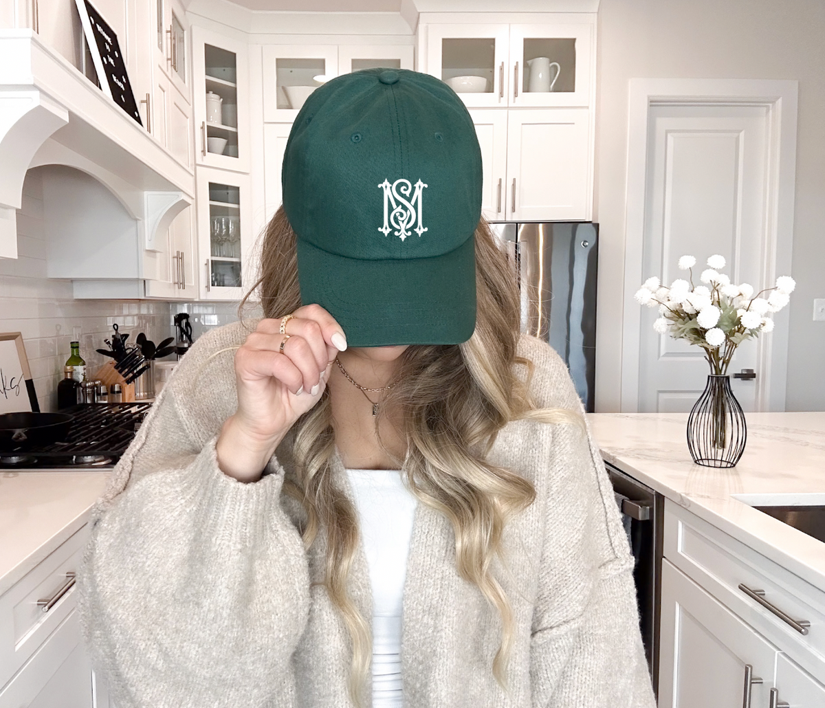 Preppy Monogrammed Baseball Cap