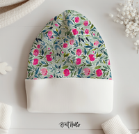 Boca Monogrammed Matching Beanie + Swaddle