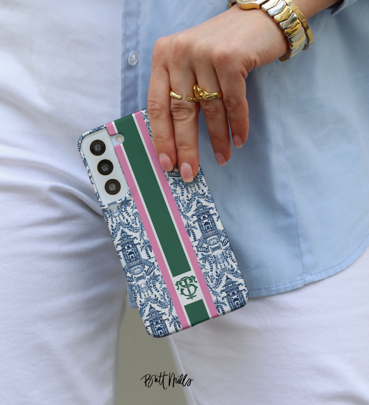 Palm Beach Monogrammed Snap case for Samsung®