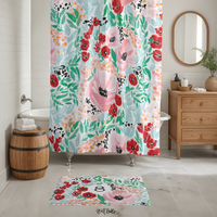 Colette Monogrammed Shower curtain