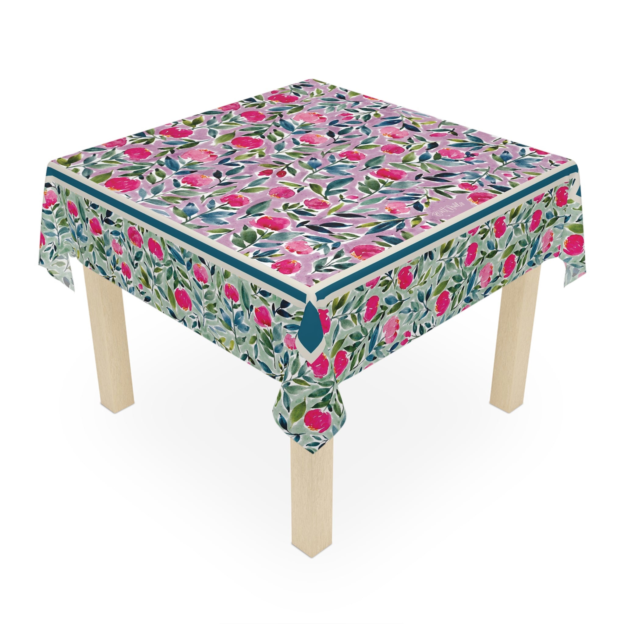 Flora Square Tablecloth