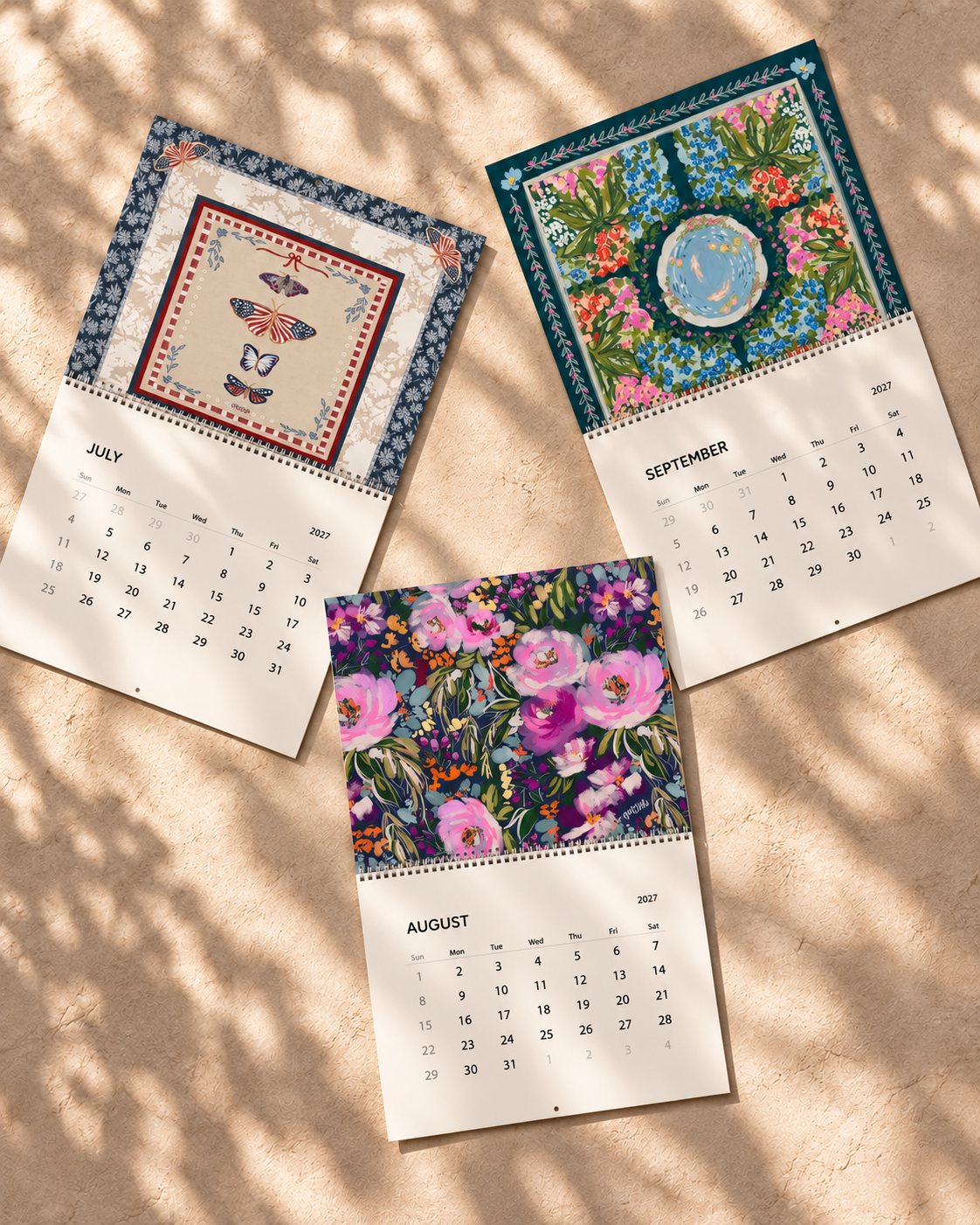 Year of Mahj - Mahjong Mat Art Wall Calendars (2027)
