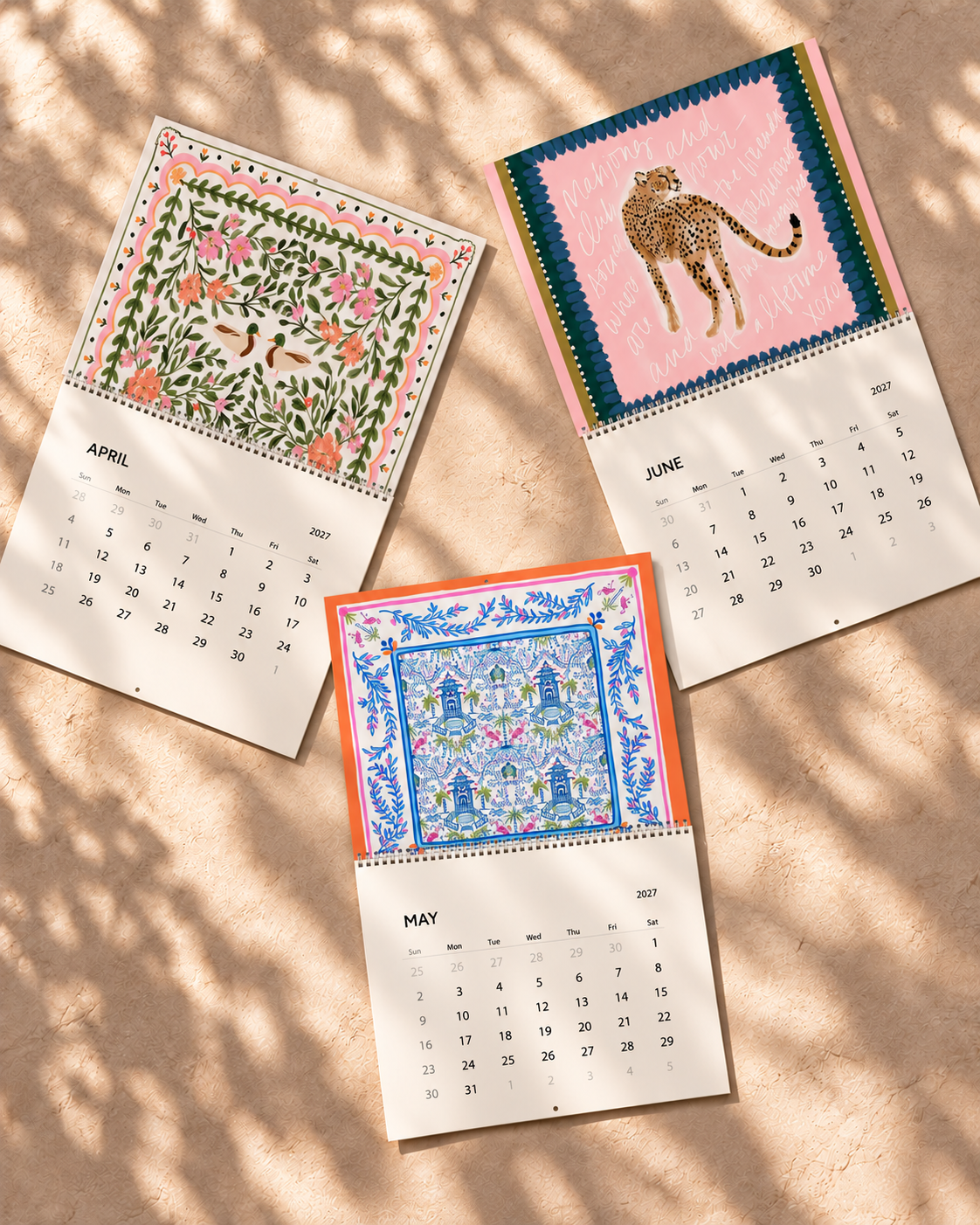 Year of Mahj - Mahjong Mat Art Wall Calendars (2027)