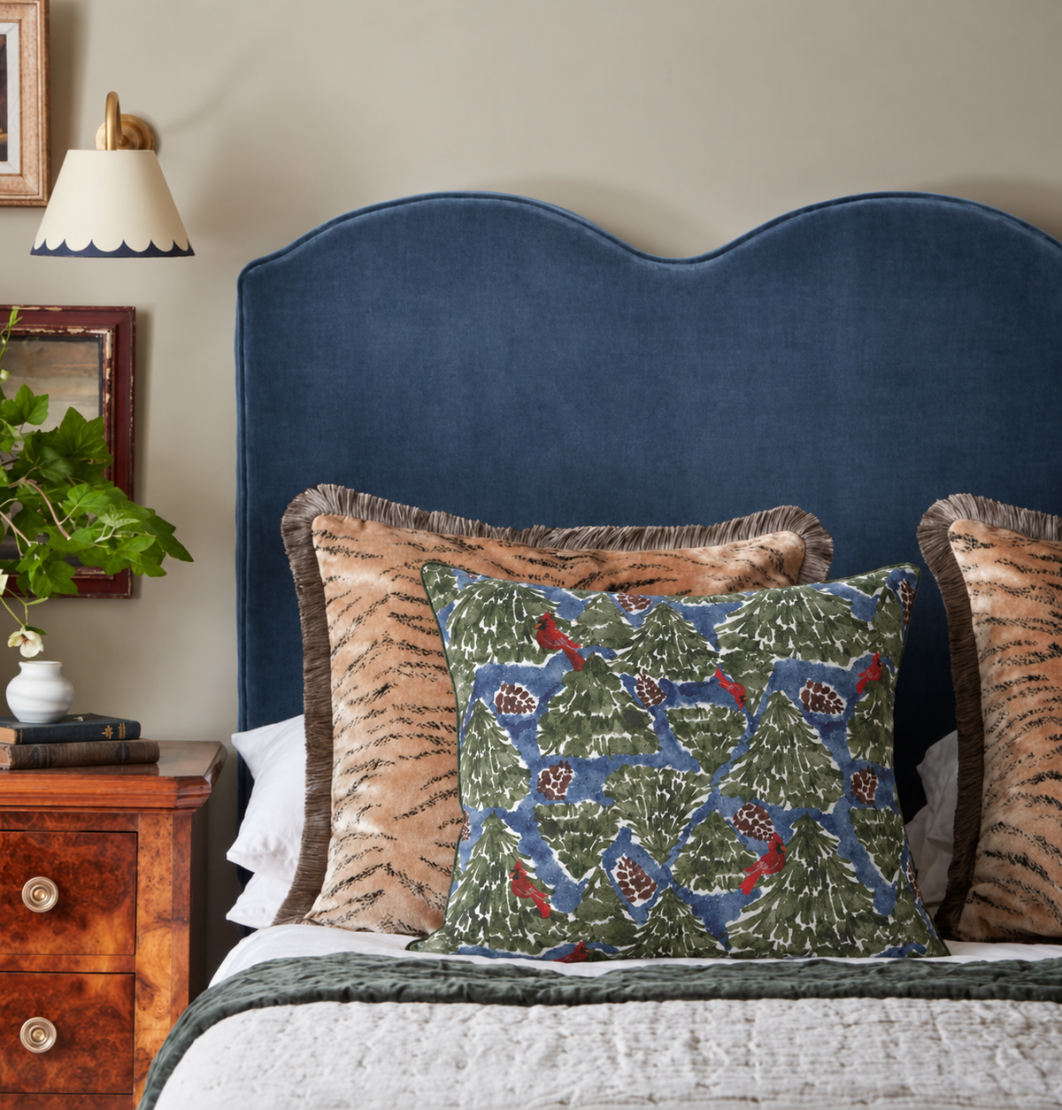 Merrywood Velvet Throw Pillow