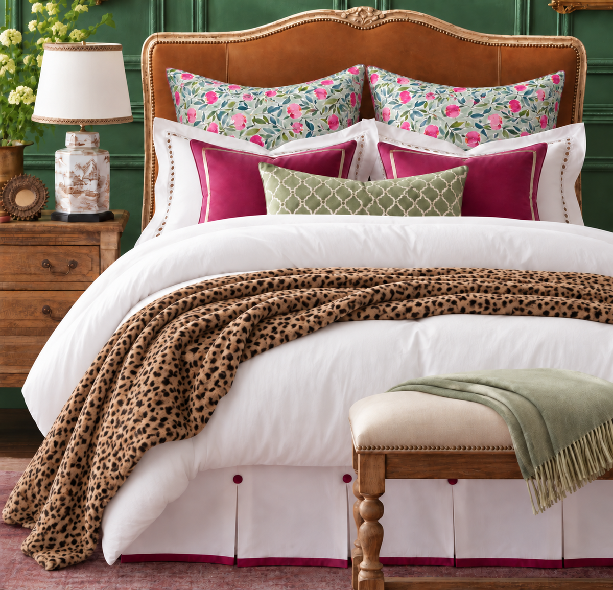 Flora Satin Pillowcase