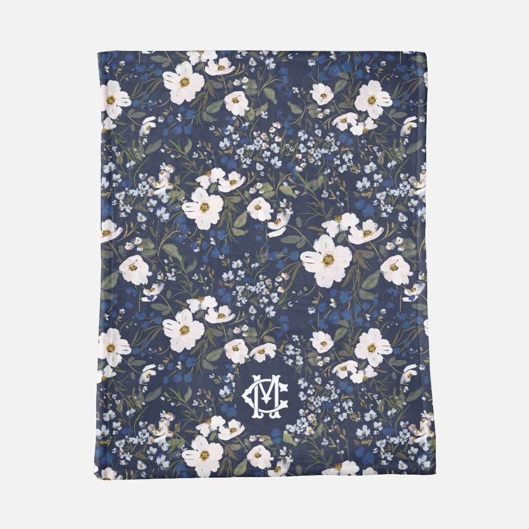 Carolinas Monogrammed Baby Blanket