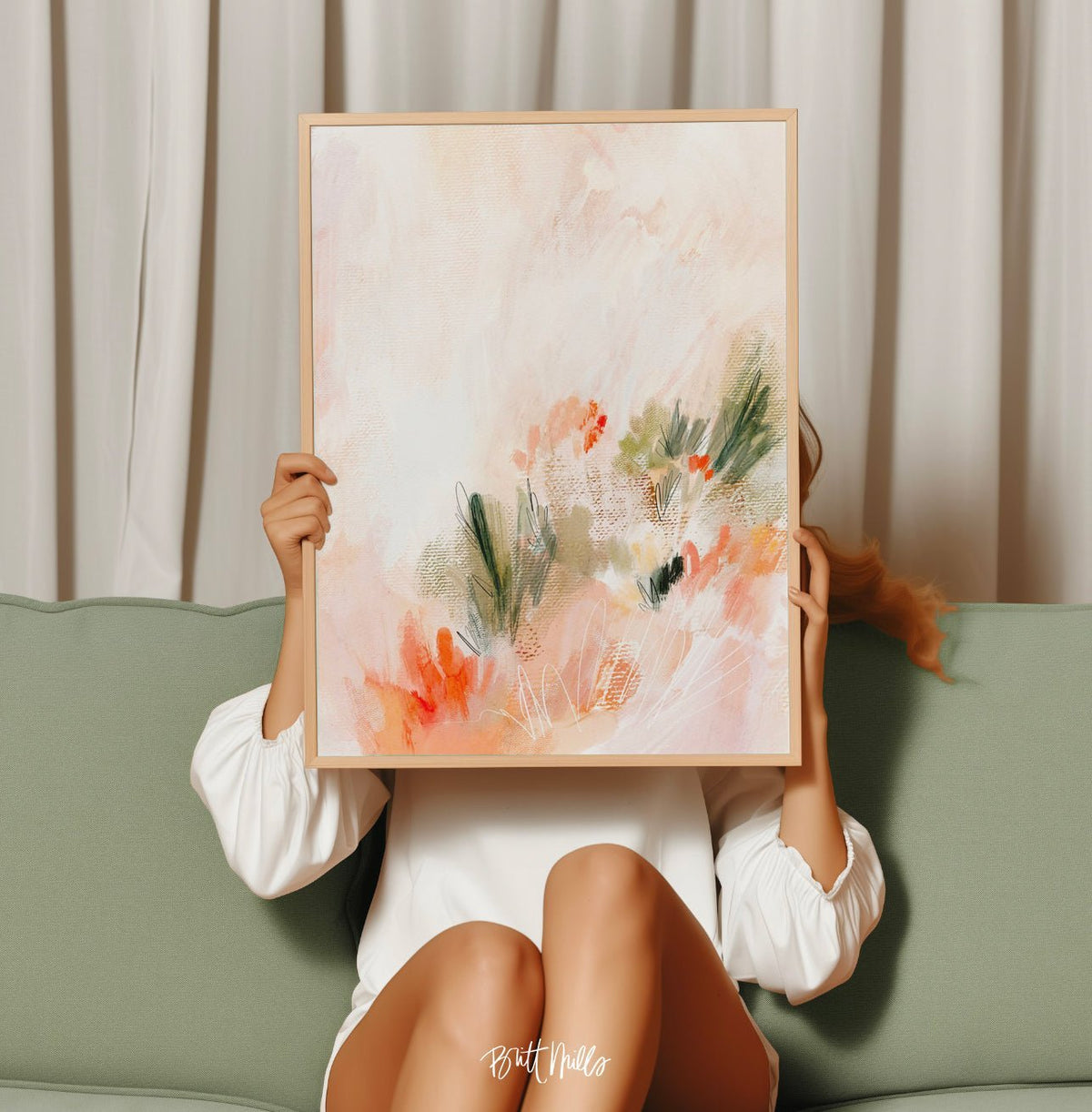 Art PrintCactus Dance Abstract Art PrintBritt Mills Design