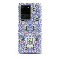 Augusta Monogrammed Snap case for Samsung®-Britt_Mills_Design-charming_patterns