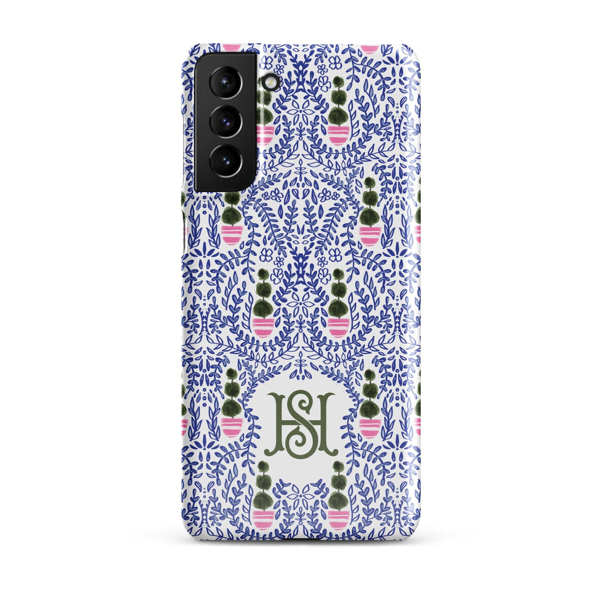 Augusta Monogrammed Snap case for Samsung®-Britt_Mills_Design-charming_patterns