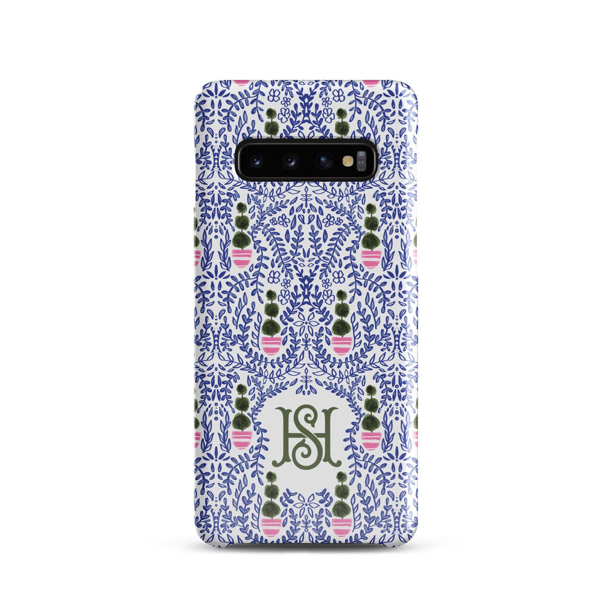 Augusta Monogrammed Snap case for Samsung®-Britt_Mills_Design-charming_patterns