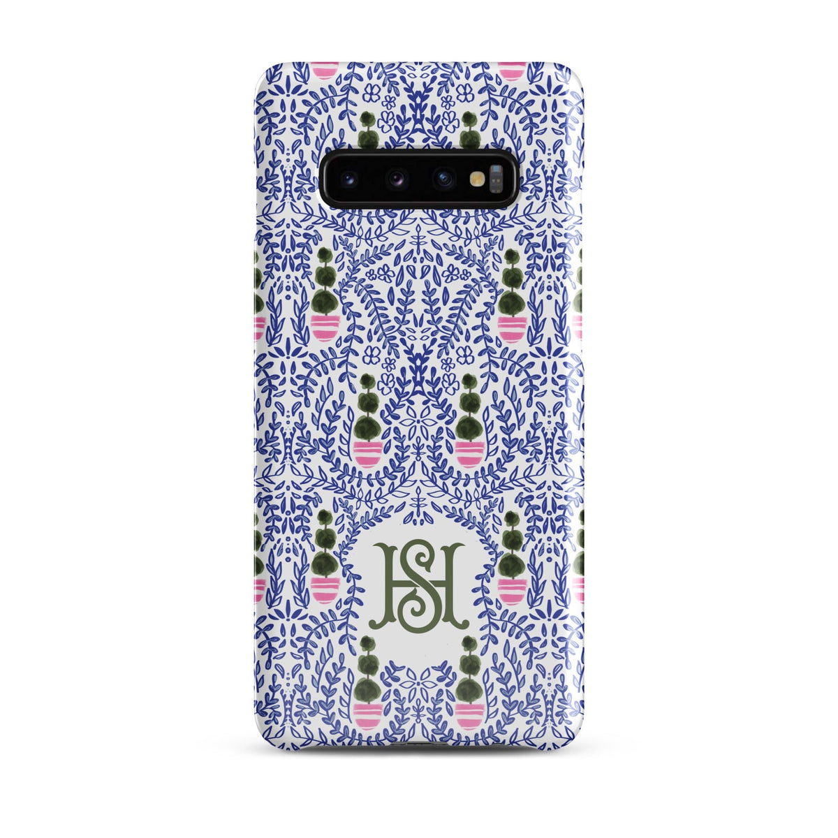 Augusta Monogrammed Snap case for Samsung®-Britt_Mills_Design-charming_patterns