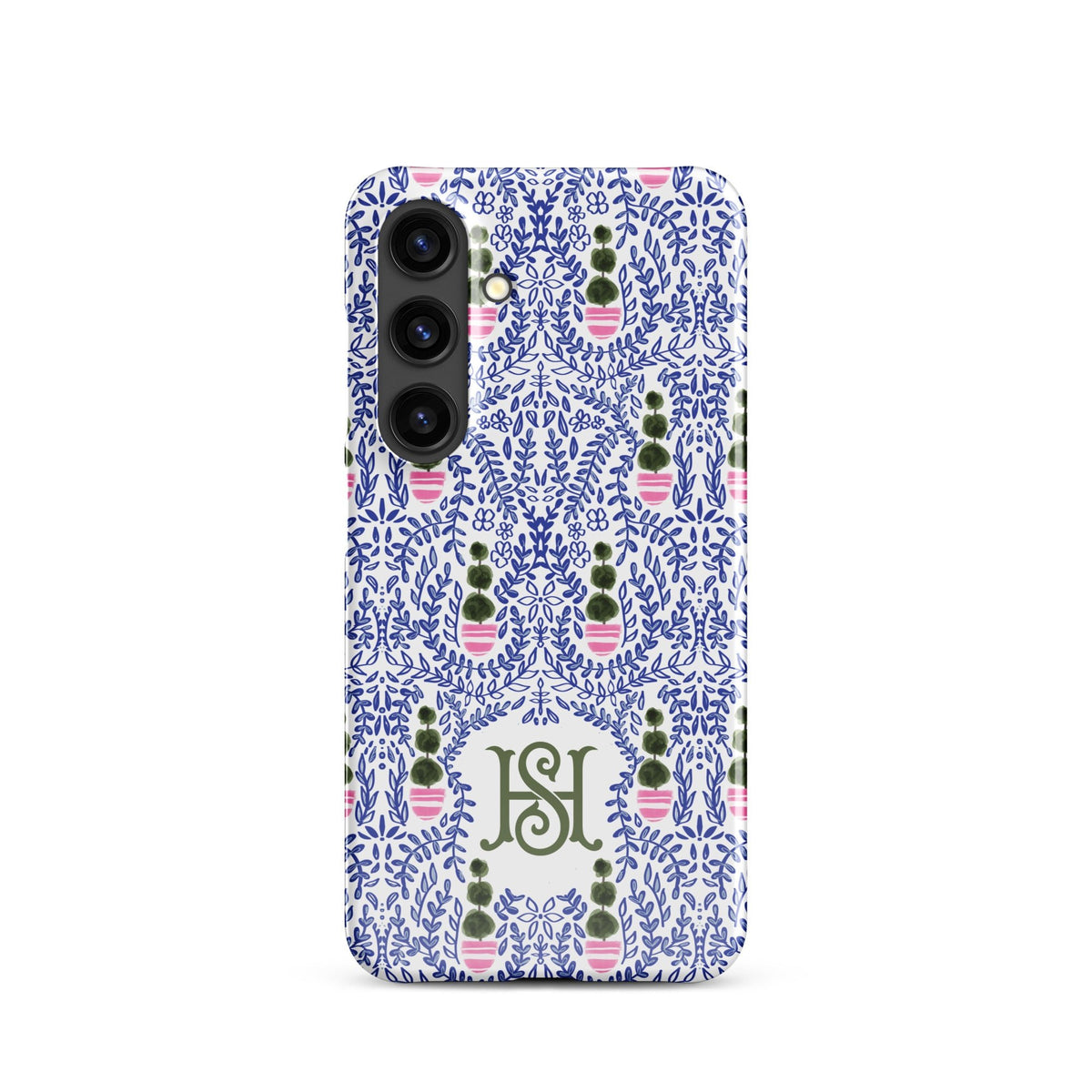 Augusta Monogrammed Snap case for Samsung®-Britt_Mills_Design-charming_patterns