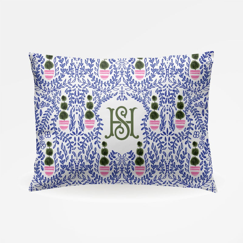 Standard Pillowcase - Augusta Monogrammed Standard Pillowcase