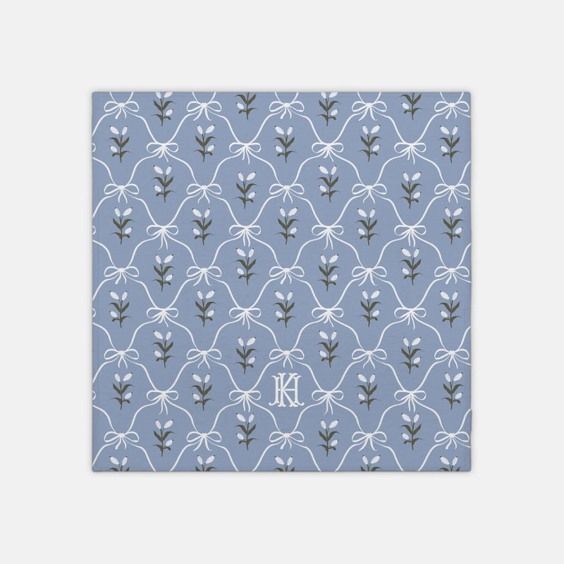 Charming Monogrammed Swaddle Blanket