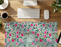 Large Desk Mat - Boca Monogrammed Desk Mat - Large (24" X 14")