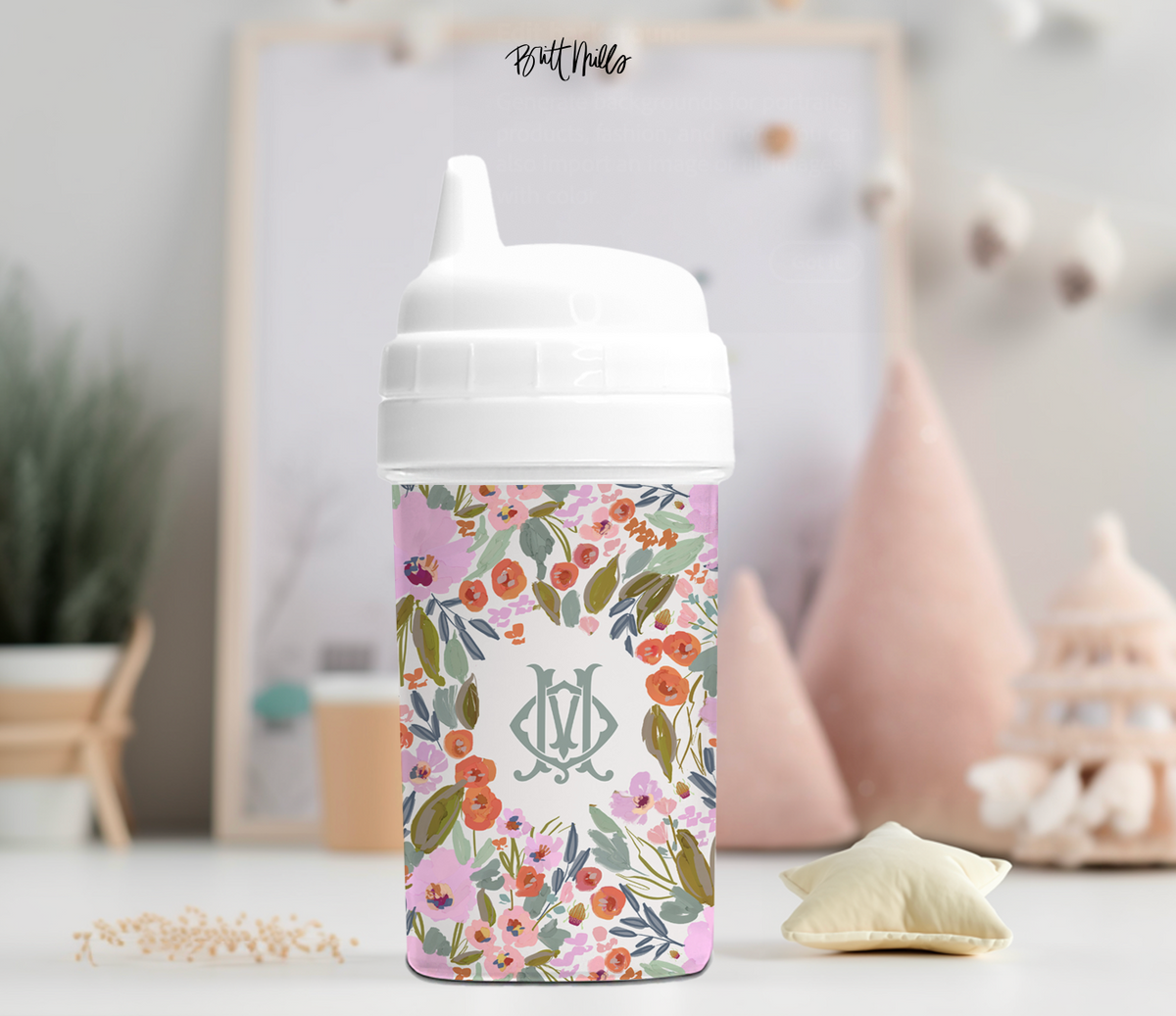 Savannah Monogrammed Sippy Cup