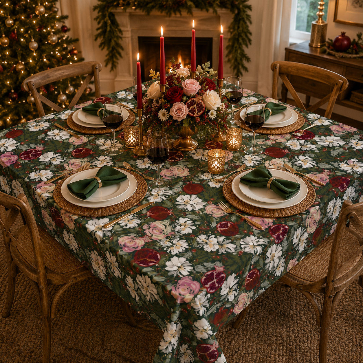Crimson Harvest Tablecloth