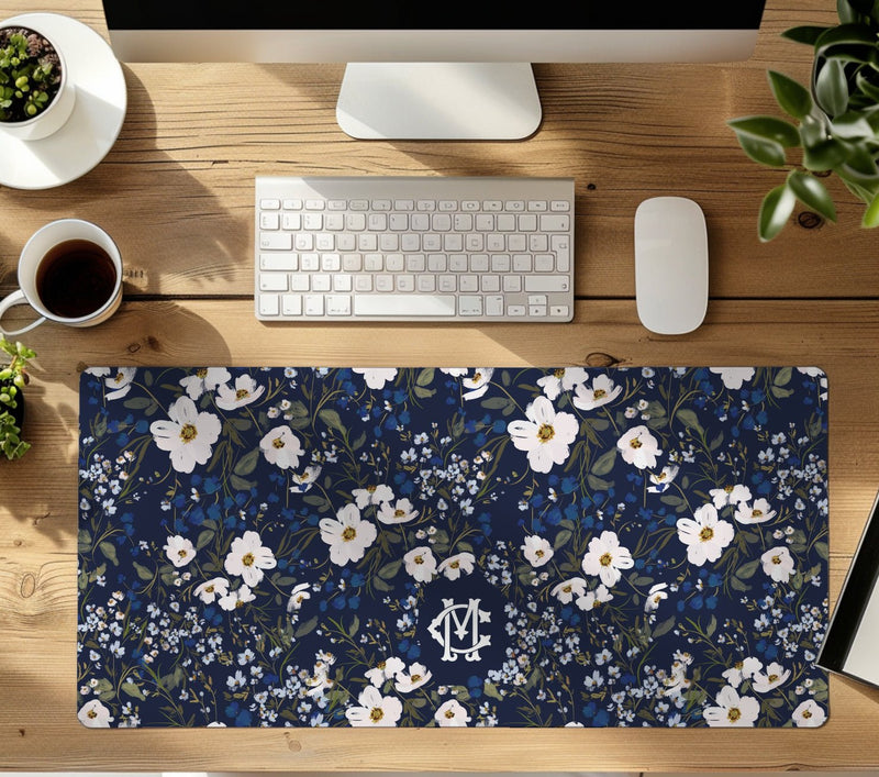 Large Desk Mat - Carolinas Monogrammed Desk Mat - Large (24" X 14")