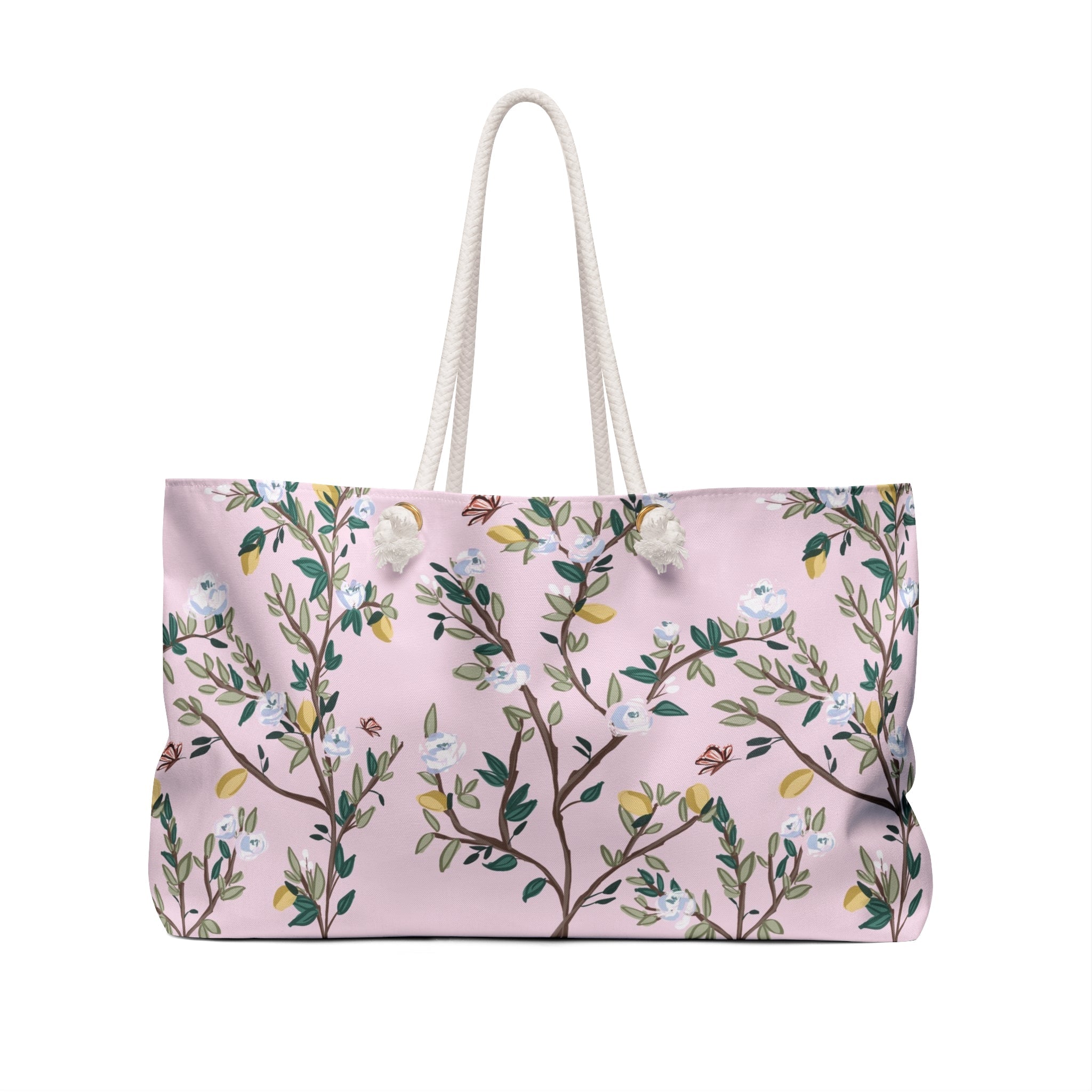 Carry - AllBlossom Garden Striped Monogrammed Carry - All ToteBritt Mills Design