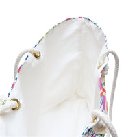 Carry - AllColorful Chinoiserie Striped Monogrammed Carry - All ToteBritt Mills Design
