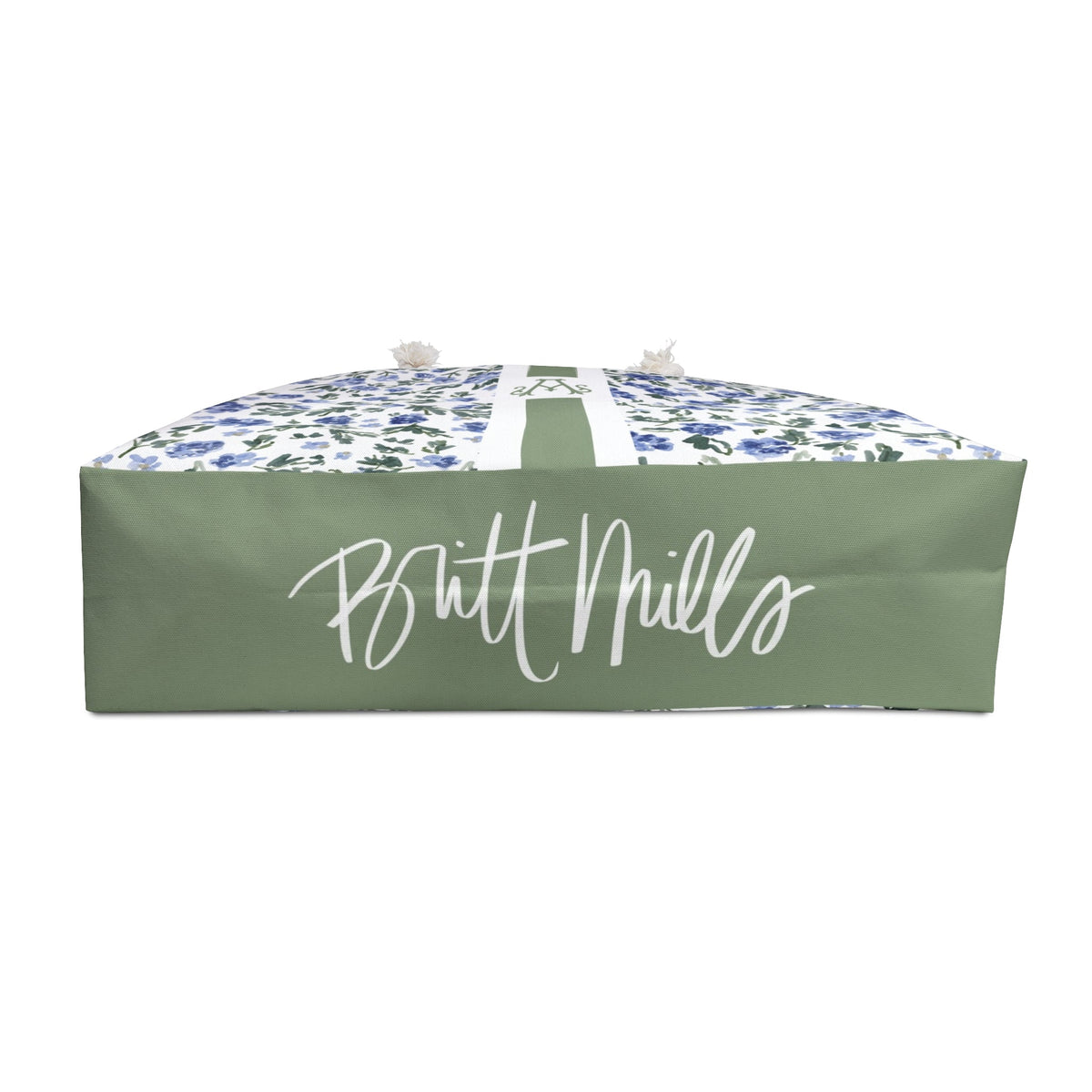 Carry - AllEnglish Countryside Striped Monogrammed Carry - All ToteBritt Mills Design