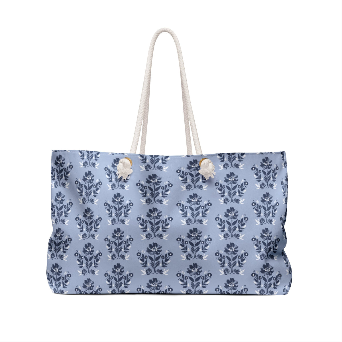 Carry - AllEvangeline Blue Striped Monogrammed Carry - All ToteBritt Mills Design