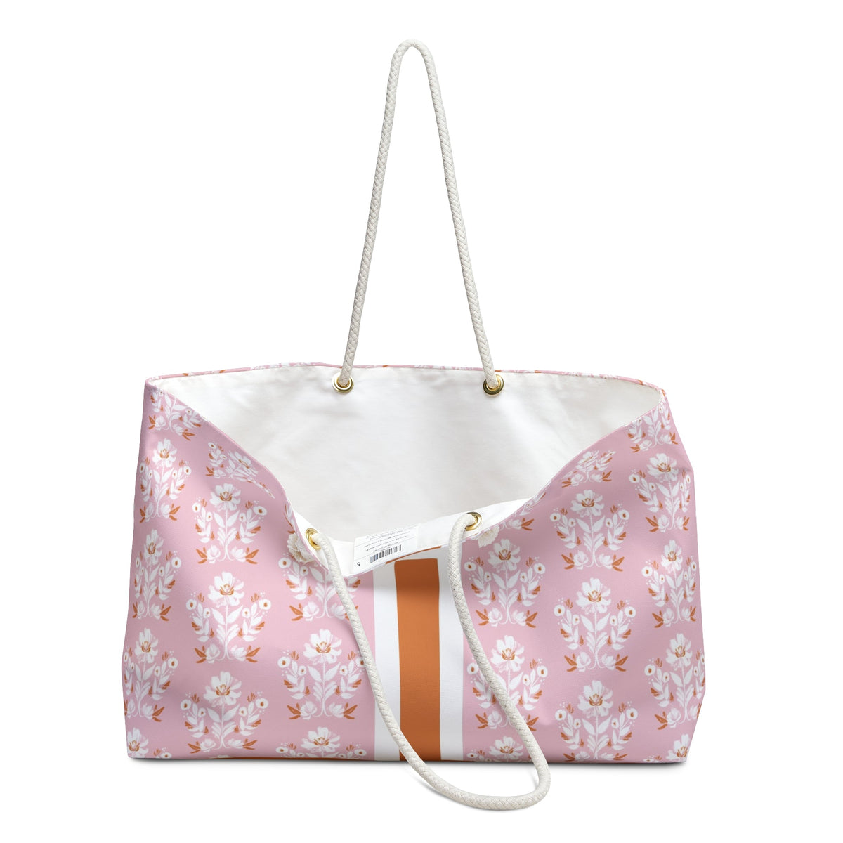 Carry - AllEvangeline Pink Striped Monogrammed Carry - All ToteBritt Mills Design