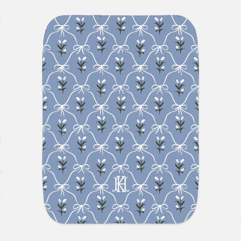 Burp Cloth - Charming Monogrammed Baby Burp Cloth