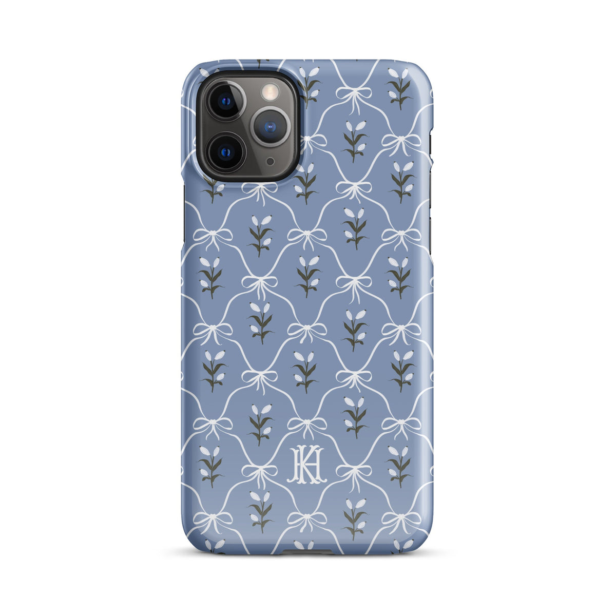 Charming Monogrammed Snap case for iPhone®-Britt Mills Design