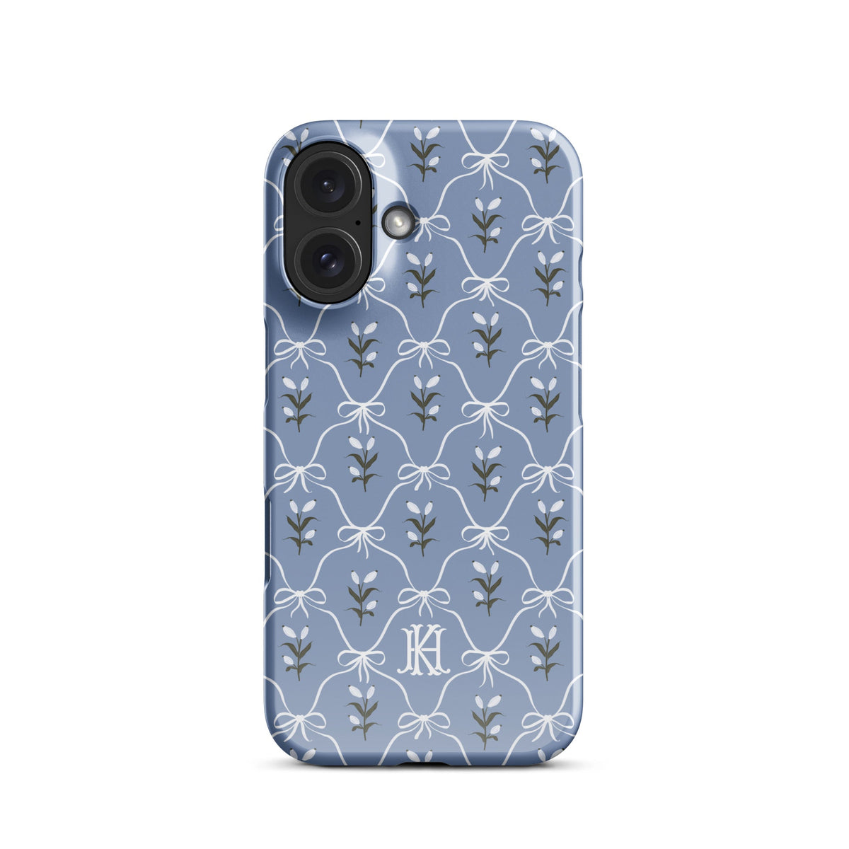 Charming Monogrammed Snap case for iPhone®-Britt Mills Design