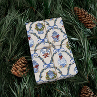 Chinoiserie Christmas Wrapping Paper-Britt Mills Design