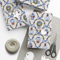 Chinoiserie Christmas Wrapping Paper-Britt Mills Design