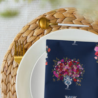 Chinoiserie Vase Cloth Napkin Set