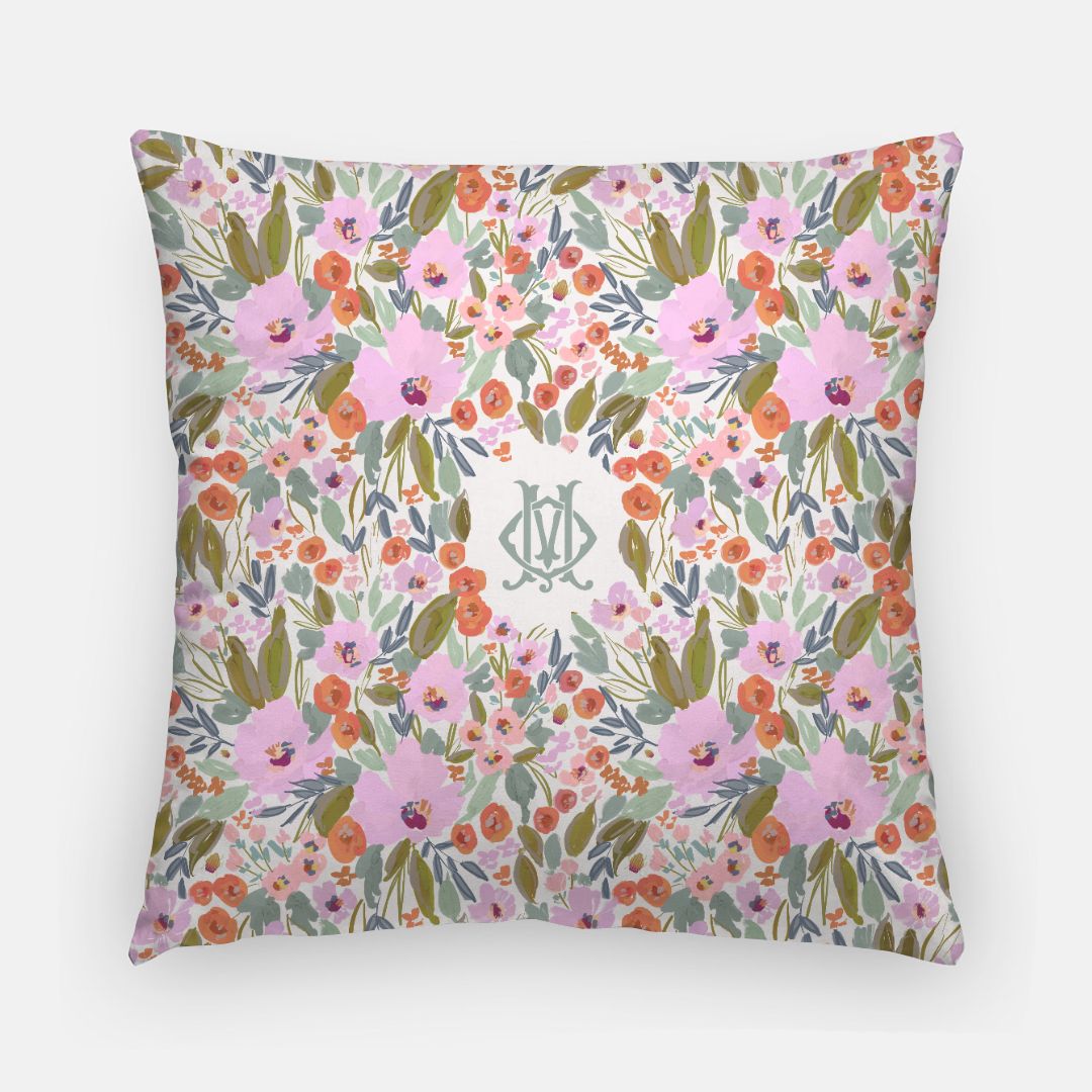 Savannah Monogrammed Pillowcase 20"x20"