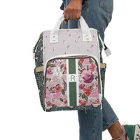 Diaper BagLakeside Personalized Nylon Waterproof Diaper BagBritt Mills Design
